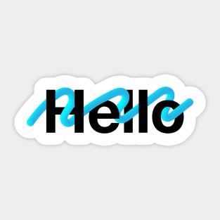 Hello Sticker